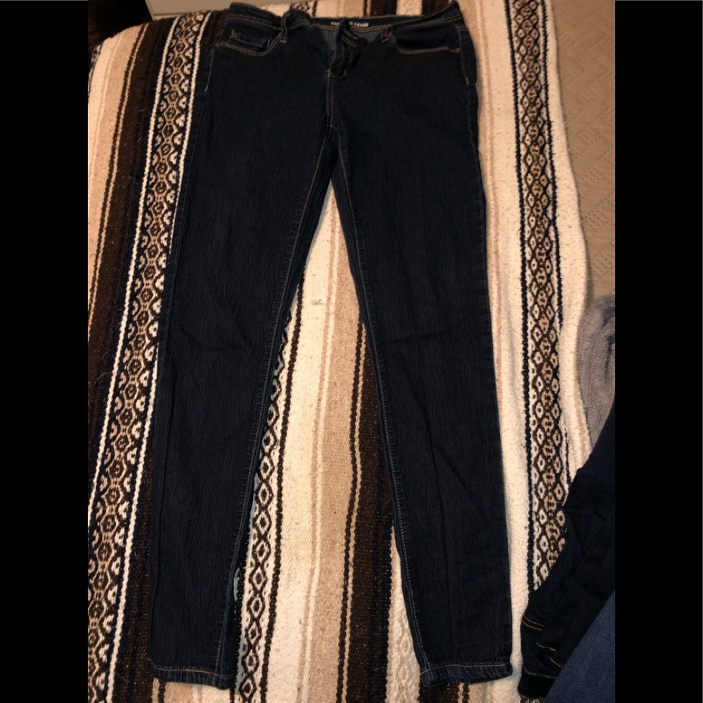 Red Blue Denim Jeans